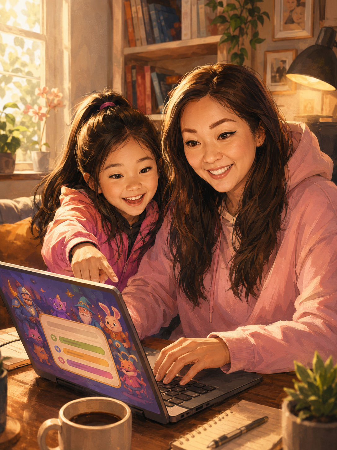 Mimi and her 9-year-old daughter Ady, co-founders of WildGuard Kids.